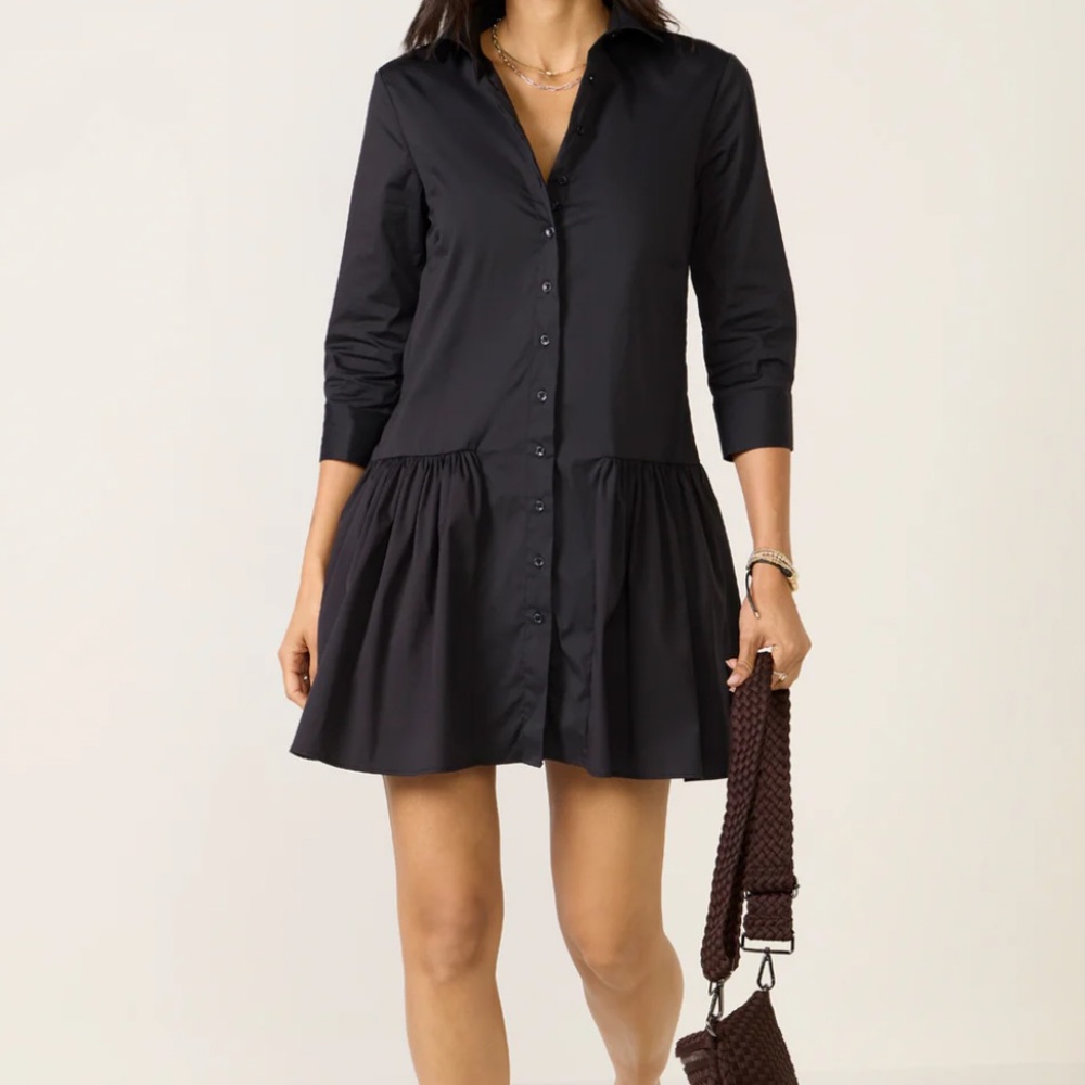 Tuckernuck The Shirt by Rochelle Behrens The Drop Waist Shirt Dress Size Medium